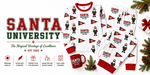 Santa U Matching Family Pajama Sets