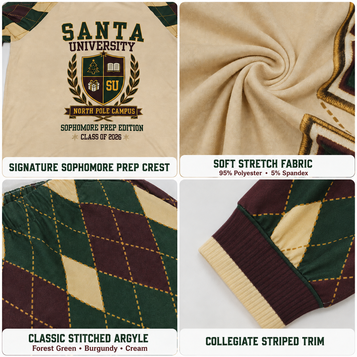 SU 2026 Argyle - Family Matching Sets