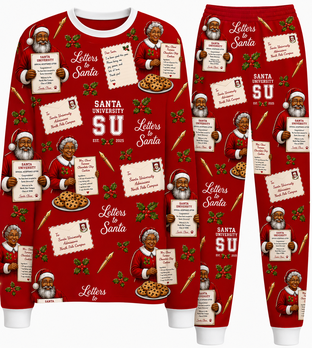 Letters to Santa - Family Matching Sets