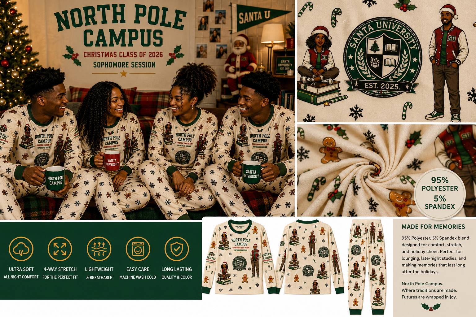 North Pole Campus - Family Matching Sets