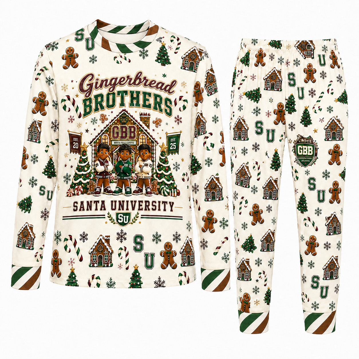 Gingerbread Brothers Matching Men & Kids
