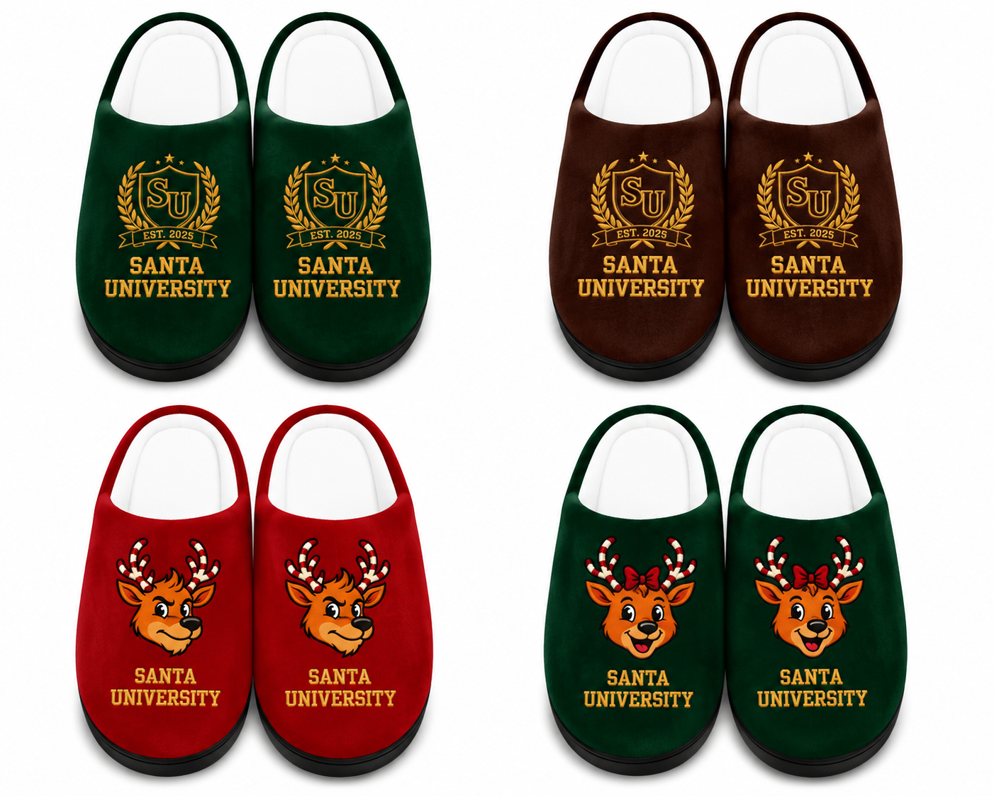 SU Mistletoe Slippers