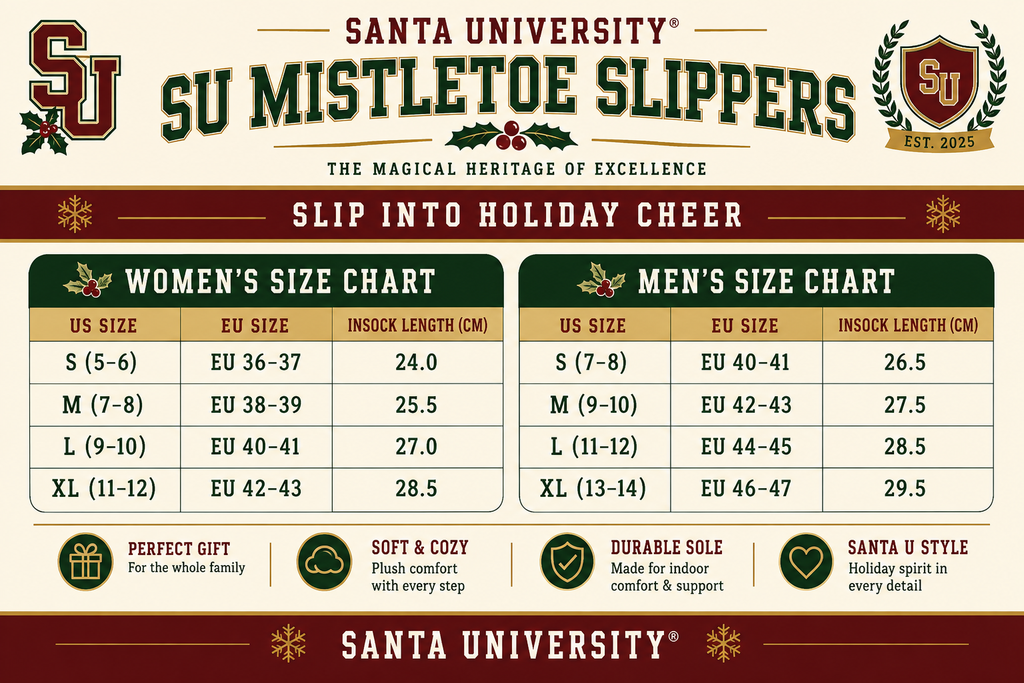 SU Mistletoe Slippers