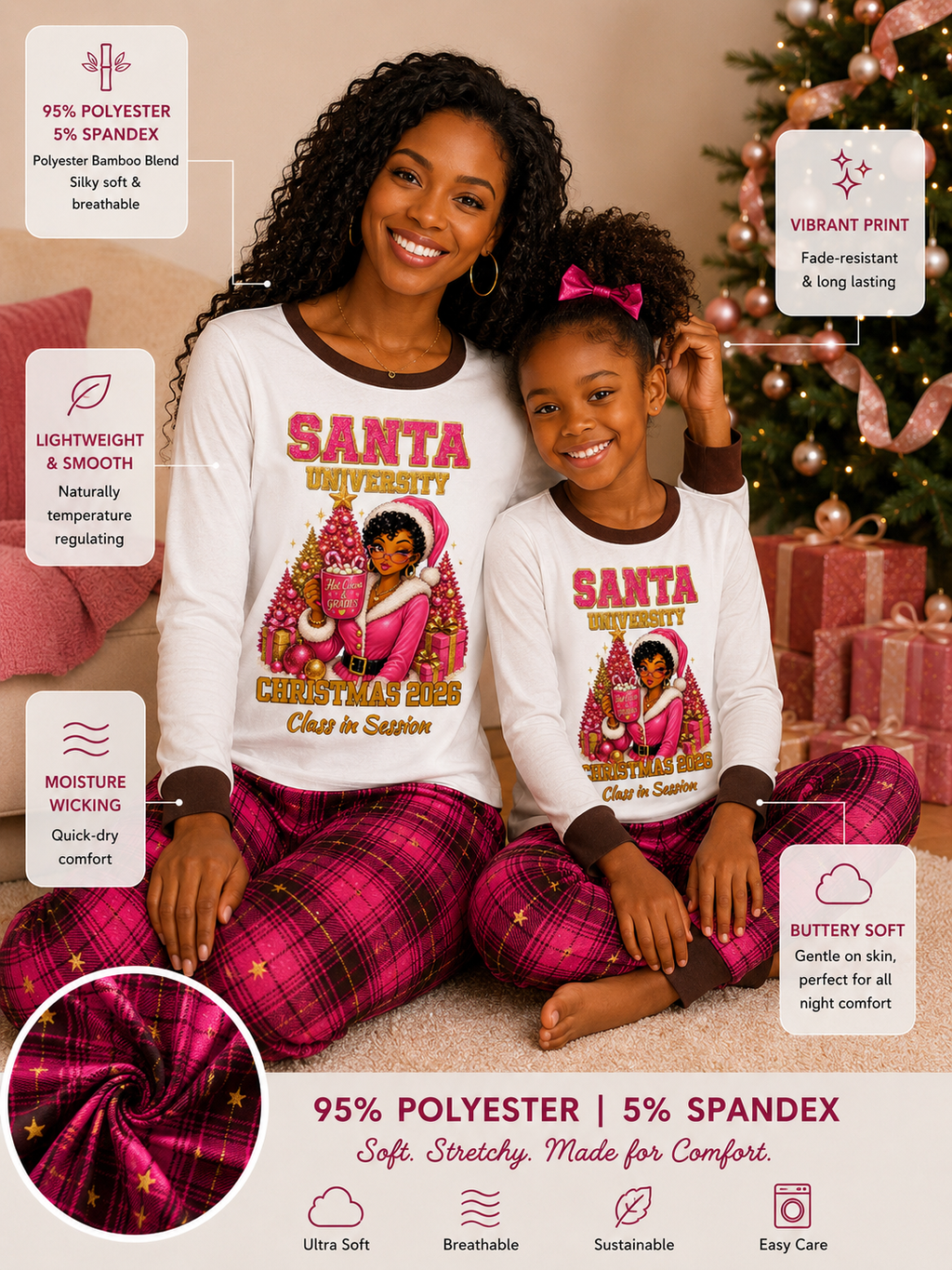 Hot Cocoa & Grades Women & Girls Matching Sets