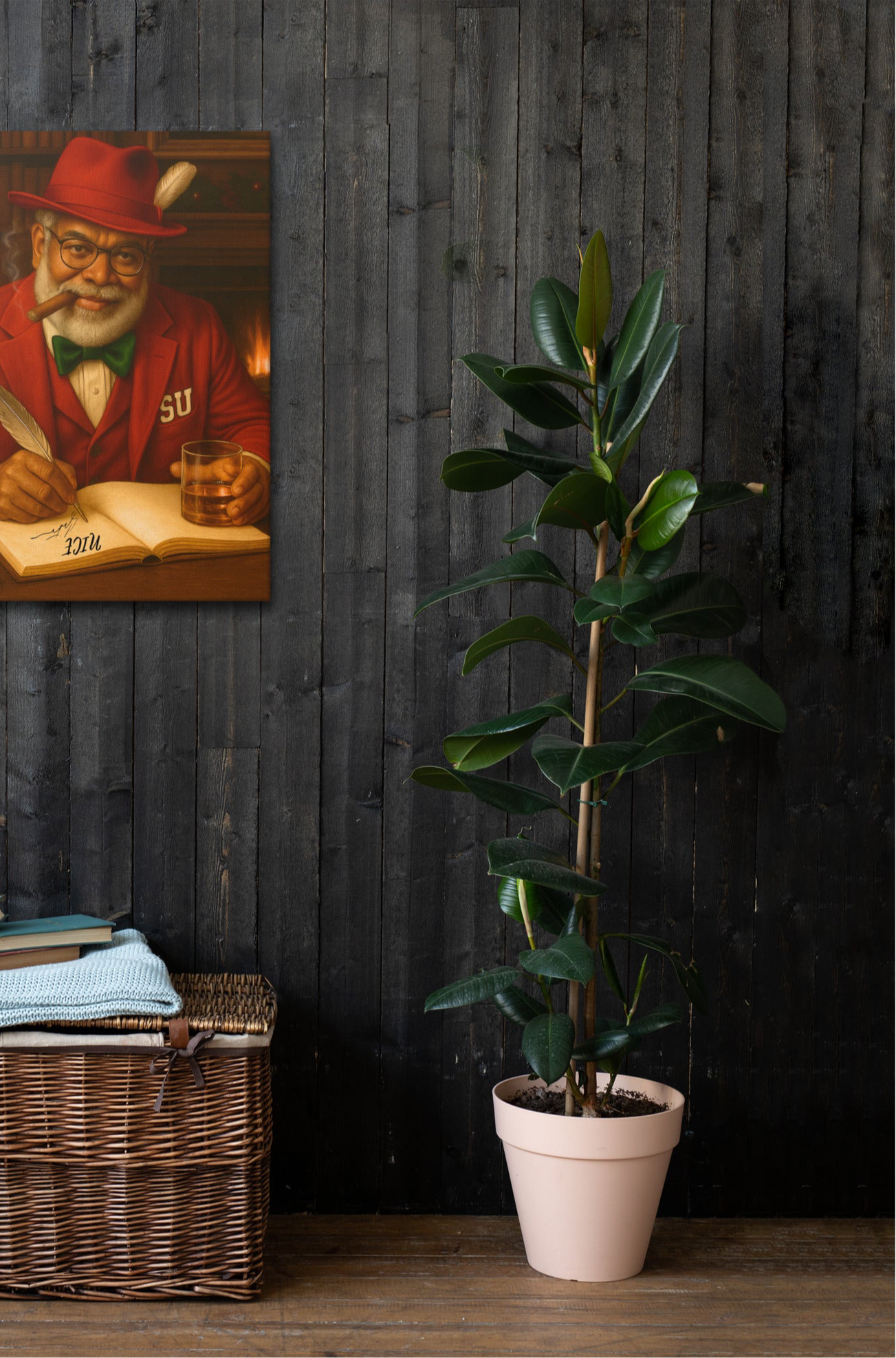 Santa’s Study  Thin canvas