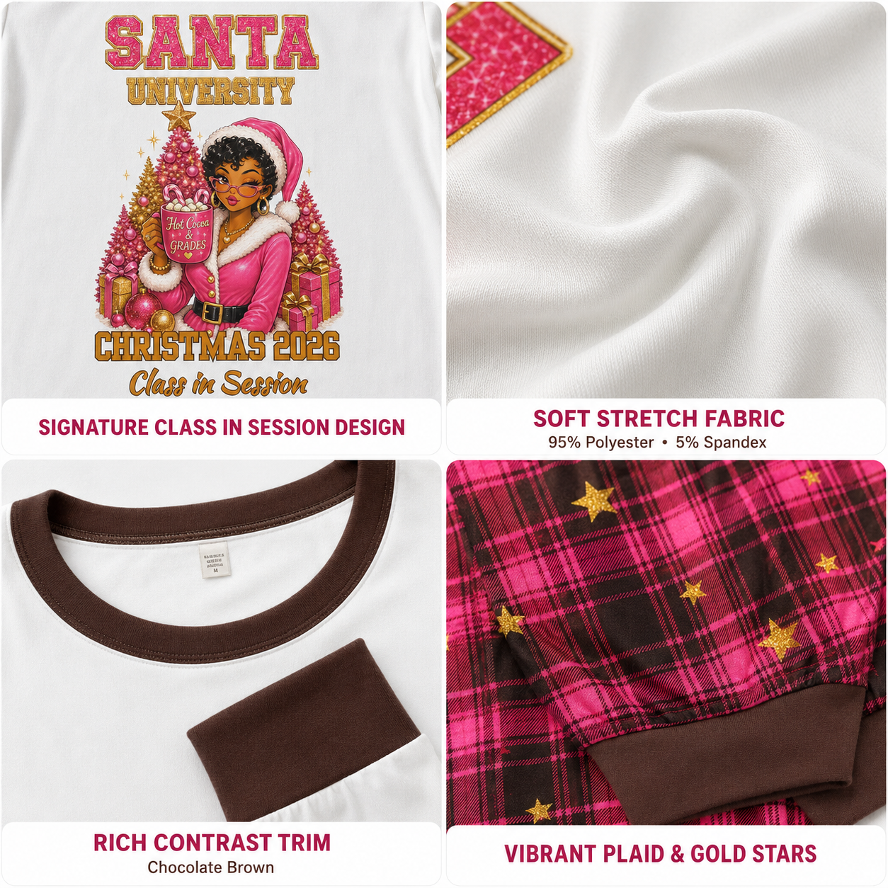 Hot Cocoa & Grades Women & Girls Matching Sets