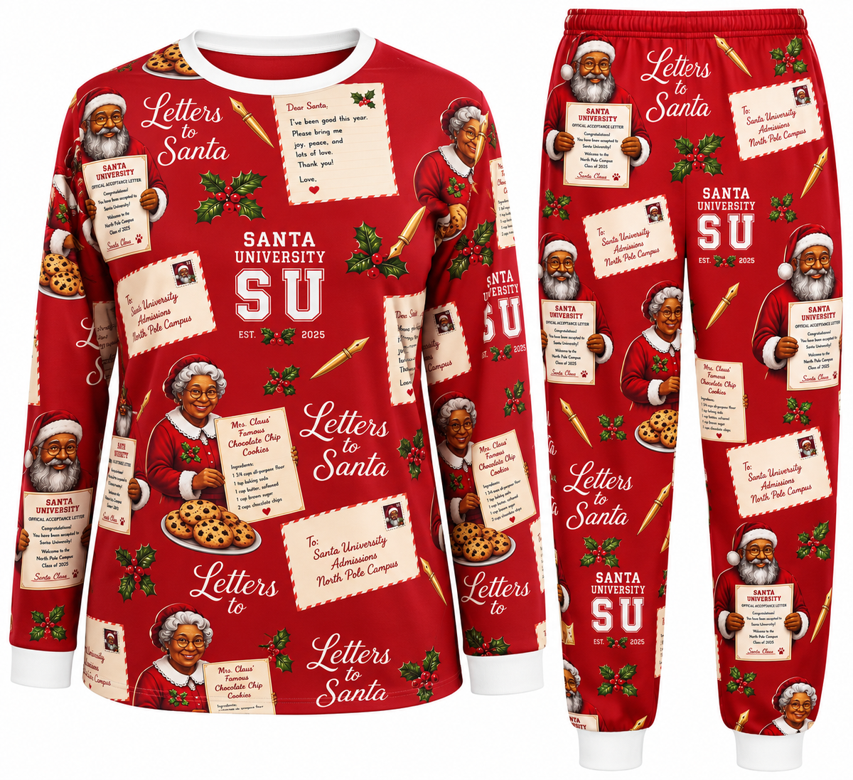 Letters to Santa - Family Matching Sets