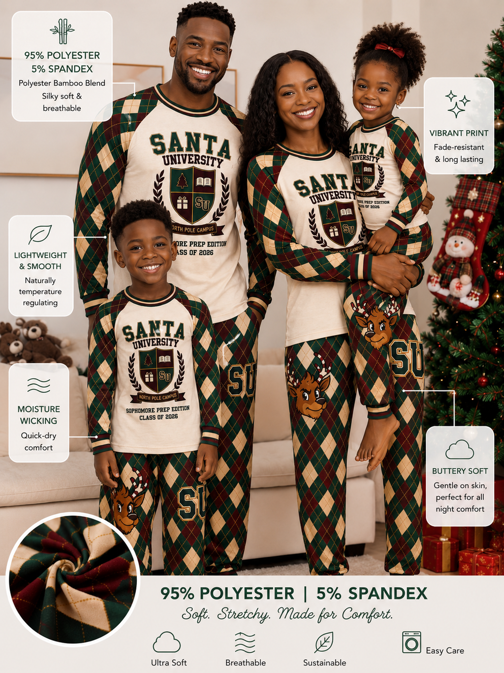 SU 2026 Argyle - Family Matching Sets