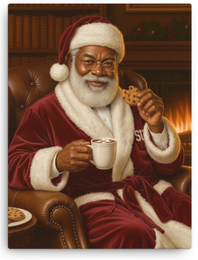 Santa’s Cookies & Cocoa Thin canvas