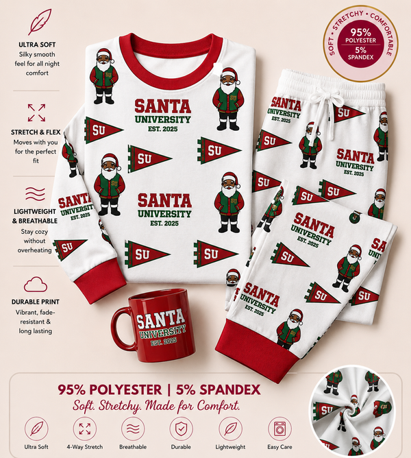 Santa Is  On the Yard - Family Matching Sets