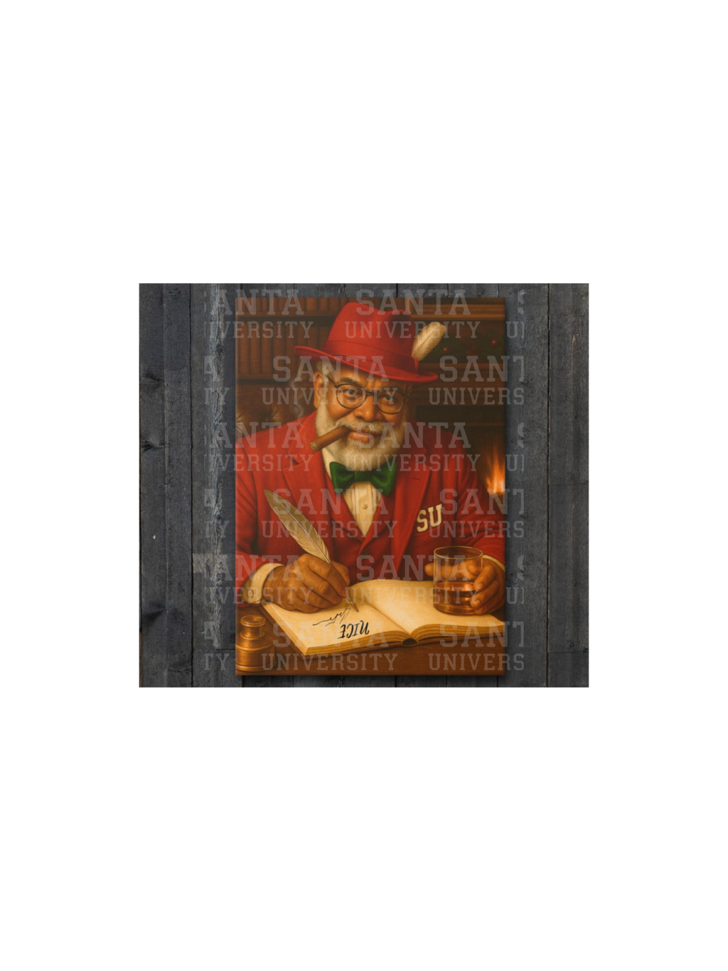 Santa’s Study  Thin canvas