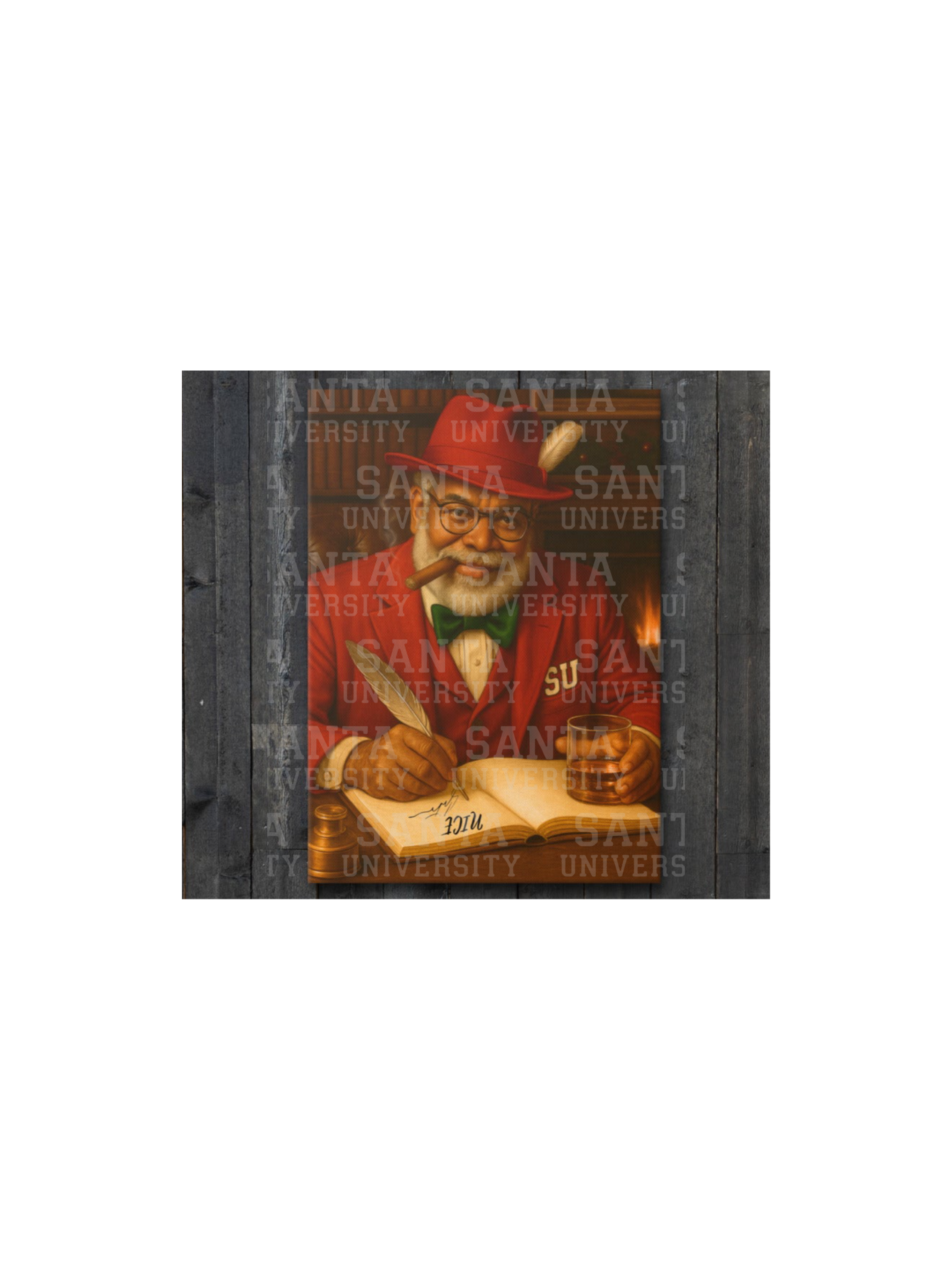 Santa’s Study  Thin canvas